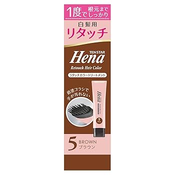 TENSTA リタッチヘアカラー ソフトブラック 145g 9本セット テンスターHena リタッチカラートリートメント - 株式会社三宝